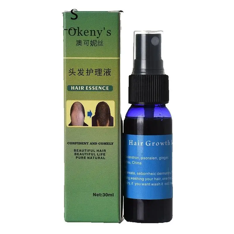 Ginger Hair Growth Essence Yuda Pilatory Stop Hair Loss Fast Growth Products for Men and Woman Grow Restoration 30ml