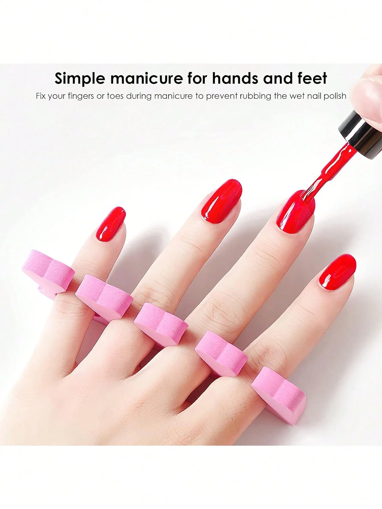 Toe Separators Toe Spacers for Pedicures Nail Polish Separating Toenails Nails