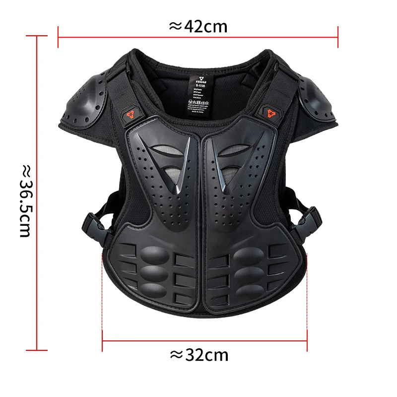 Kid's Motorcycle Armor Vest Protection Motocross Body Armor Jacket Protective Armors Riding DH Moto Full Children
