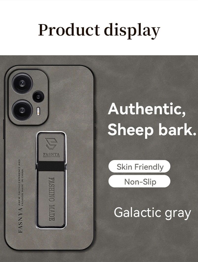 جراب هاتف بحامل سيارة مغناطيسي من الجلد ، غطاء خلفي من السيليكون للصدمات ، شاومي بوكو F5 5G ، بوكو F5 F 5 5F