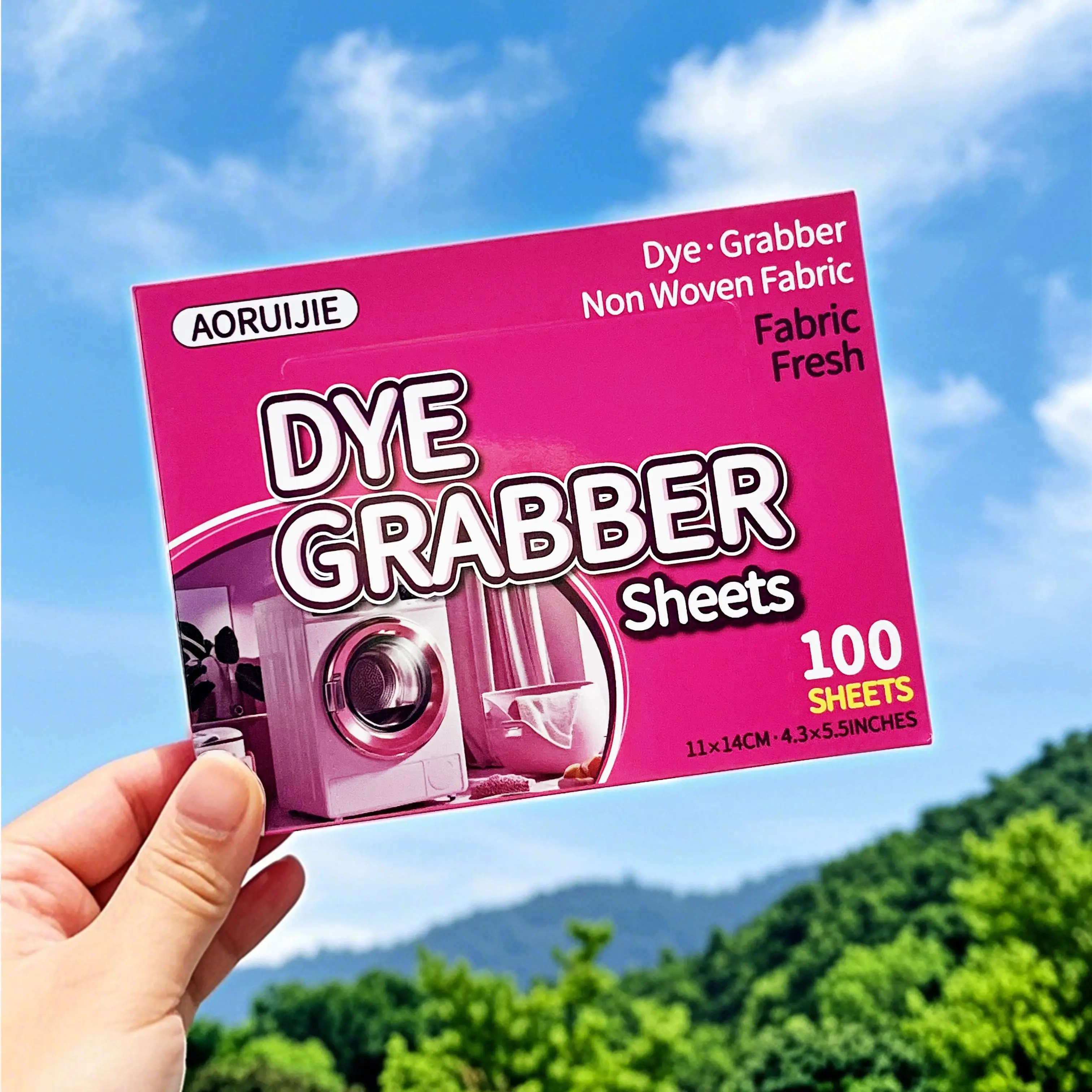 100 Sheets Color Grab for Washing Dye Protection Household Use Essential Washing Paper for Laundry