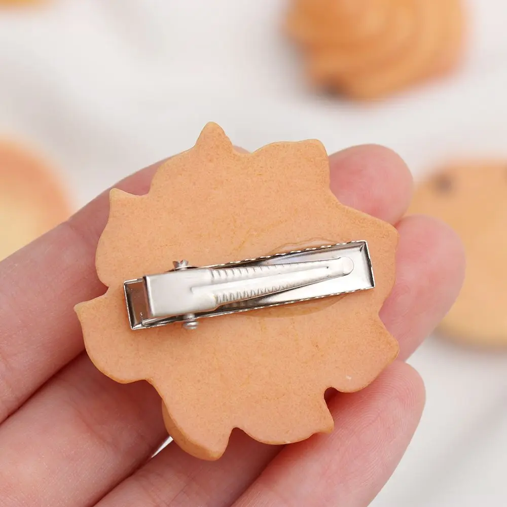 

Заколка для волос с изображением печенья для женщин и девушек