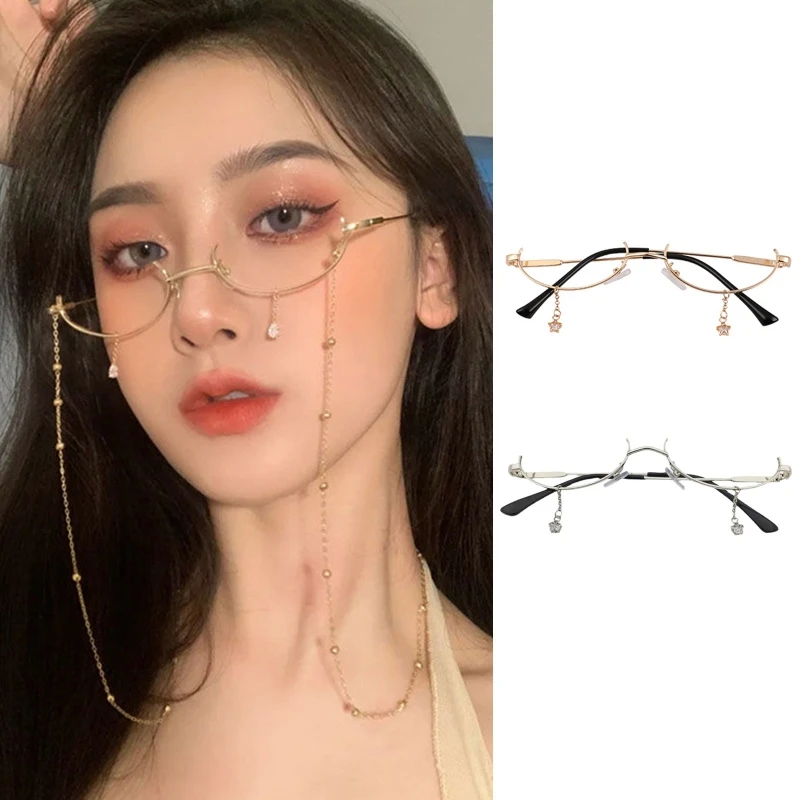 Eye Wear Accessories Chain Glasses Jewel Glasses Headband Womens