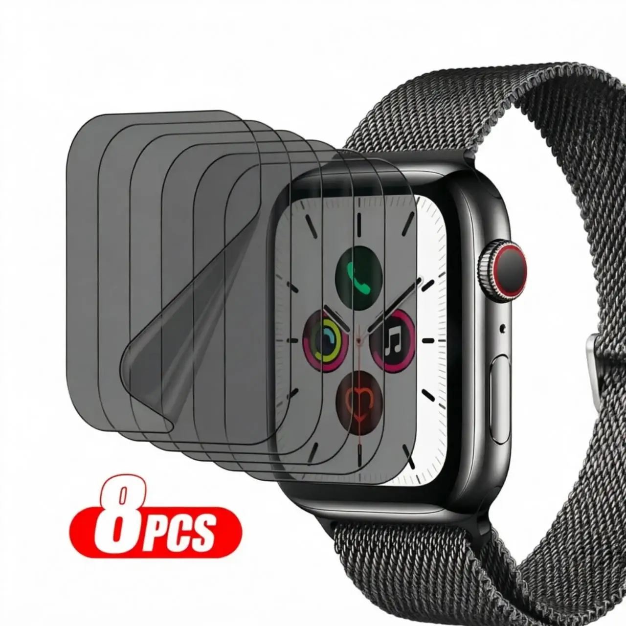 1-8 шт. гідрогелевої плівки для захисту екрану Apple Watch Ultra 3/2/1 для серії IWatch 11 10 9 8 7 SE 6