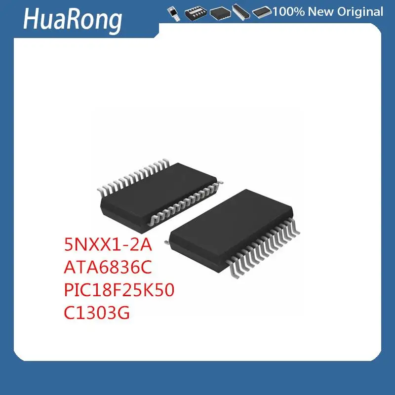 

2 шт./лот 5NXX1-2A 72251G2M3/LKN a6836c PIC18F25K50 C1303G SOP28