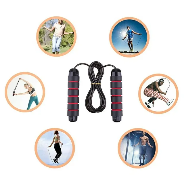 2.8/3m Ropes To Jump Crossfit Portable Fitness Equipment Aerobics Fast Steel Wire Jump Rope Boxing Yoga for Woman Man WeightLoss 4
