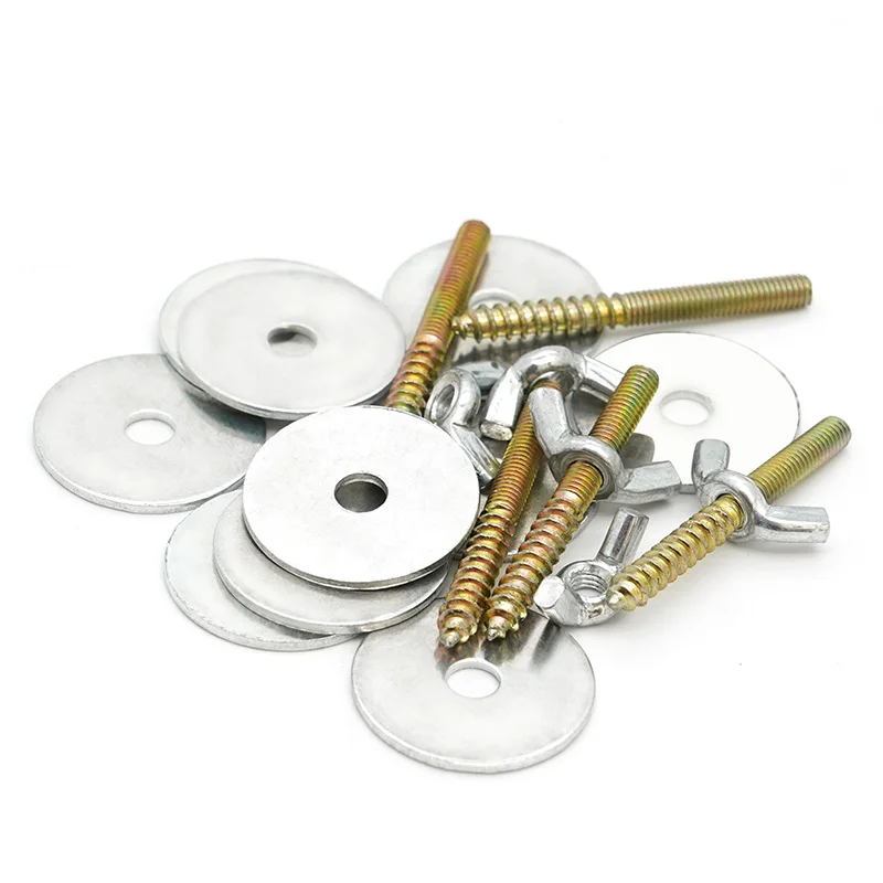 Nut Screw Mount Kits Screws Cage Nuts Hamster Bird Screw Wing Kitspringboard Supplies Breeding Accessories Box Fixing Parrot Bolts Pet Fastenersstand