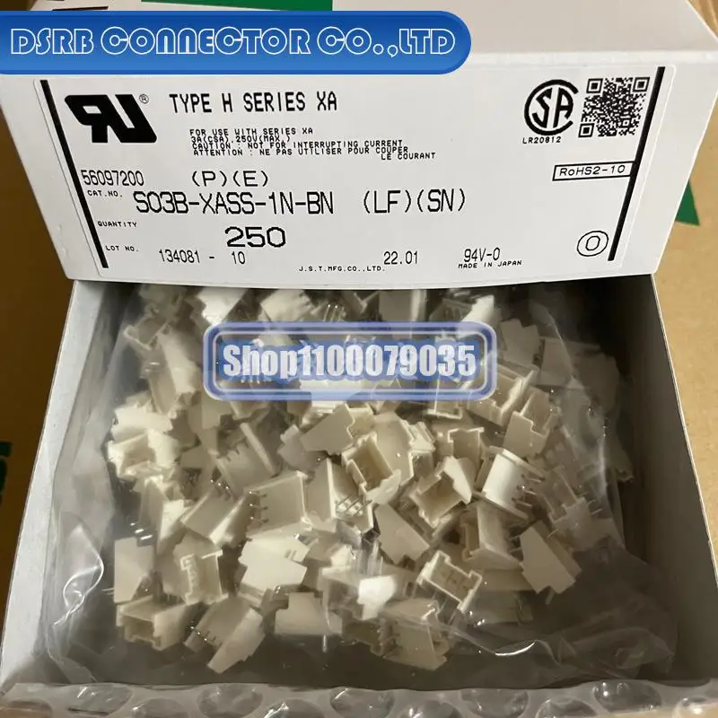 

250pcs/lot new and original S03B-XASS-1N-BN 3P 2.5MM