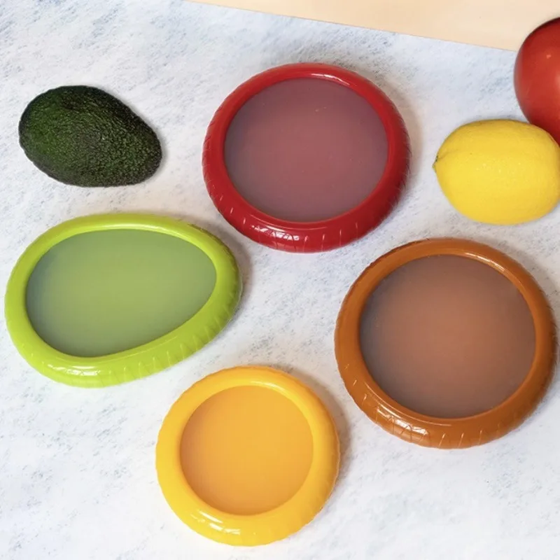 Fruit Preservation Box Silicone Film Food Sealing Preservation Box Refrigerator Freezing Cover Sealing Cover