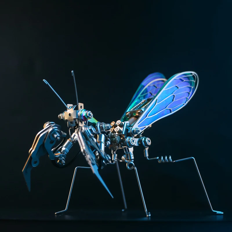 Mechanical-Insect-Mantis-Model-Metal-DIY-Building-Blocks-Tide-Play ...