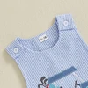 Baby Boy Tank Romper Golf Hole in One Birthday Outfit Boy Summer Striped Sleeveless Jumpsuit 1st Birthday Gift 5