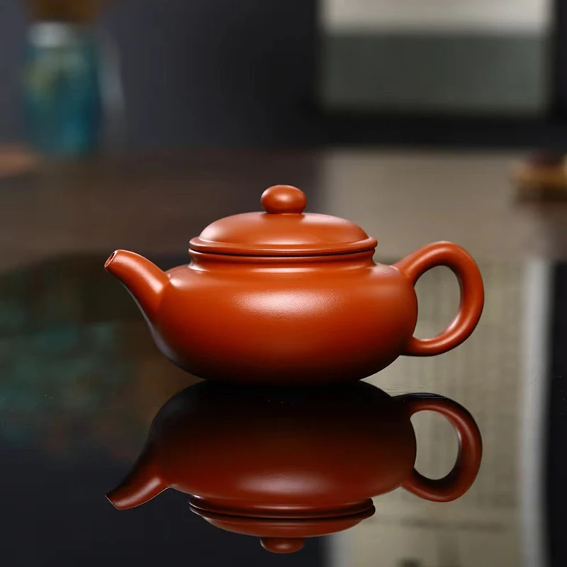 235ML Yixing Red Clay Teapot Ball Hole Filter Kettle Archaize Teaware Puer Tea Ceremony Supplies Drinkware Set Free Shipping