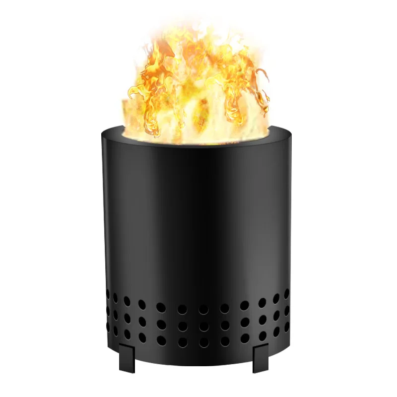 

1 шт. Настольный огонь низкий дым наружный Мини огонь для городских и пригородных ситуаций портативная печь для кемпинга с питанием от гранул или дерева