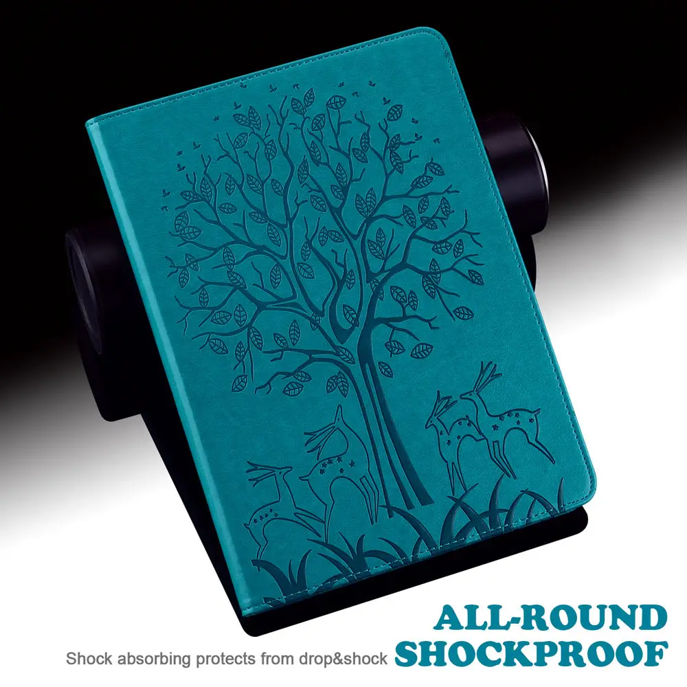 Elegant Deer Design TPU Tablet Cover