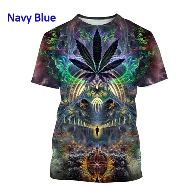 T-shirt homme imprimé 3d animal créatif style fluorescent_voghion.com
