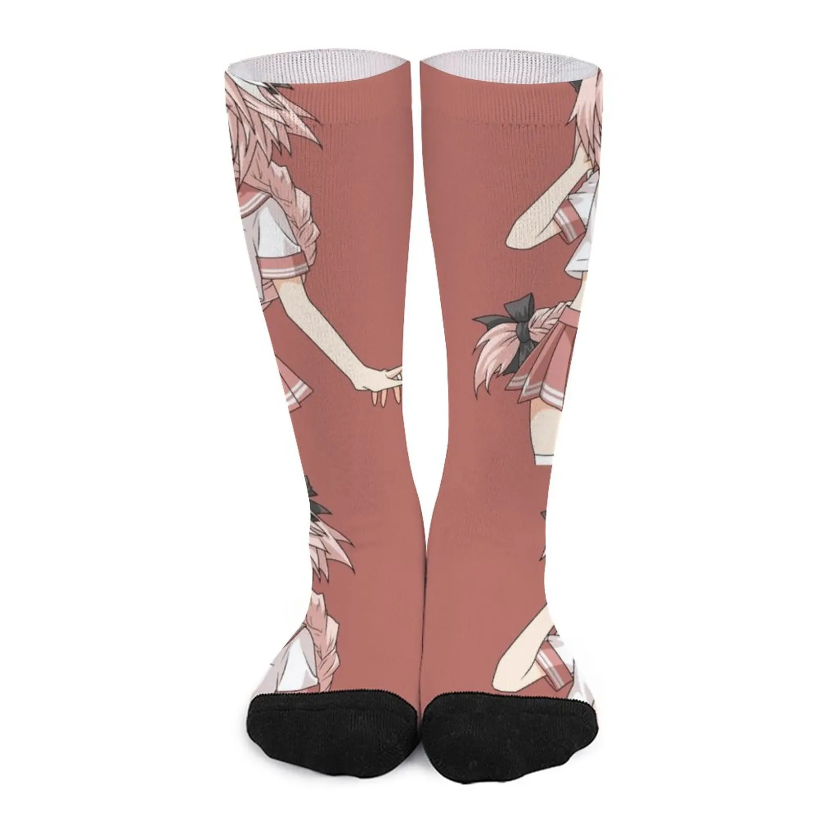 Astolfo - School Uniform Socks Men's soccer sock moving stockings Antiskid soccer socks