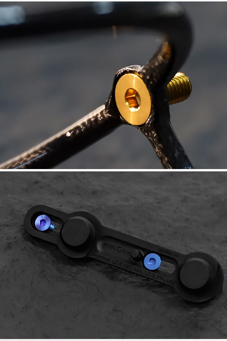 Rrskit Fahrrad 2 Stück Titan Flaschenhalter Schrauben M5x12mm Ultraleichter Flaschenhalter Montageschrauben Rennrad Mountainbike Zubehör – Detail 7