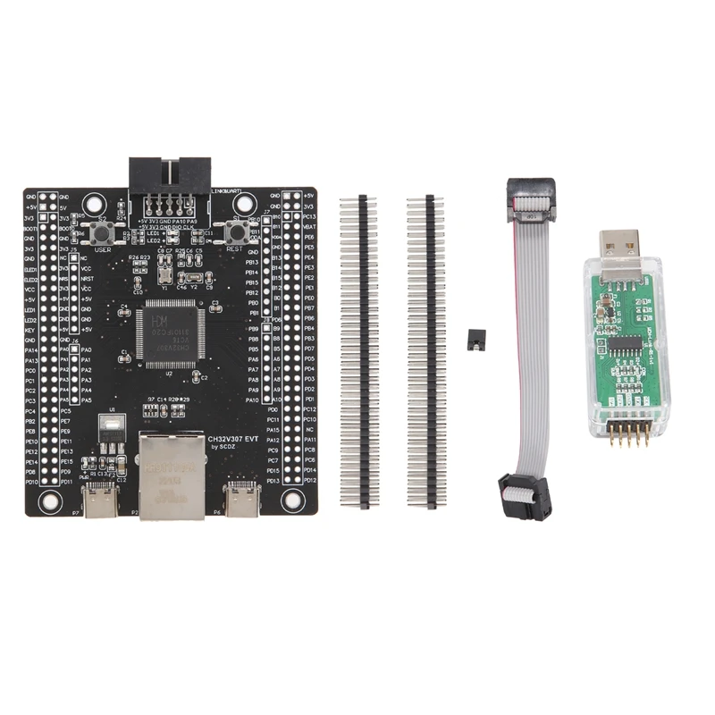 

CH32V307 Evaluation Board RISC-V MCU Onboard Wch-Link CH32V307VCT6 CH32V307V-EVT-R1