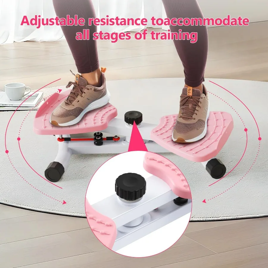 Waist Twisting Machine & Ab Twister Machine - 300 lbs Noiseless Waist Twister Board for Core Exercise, Home Gym Fitness Equipmen