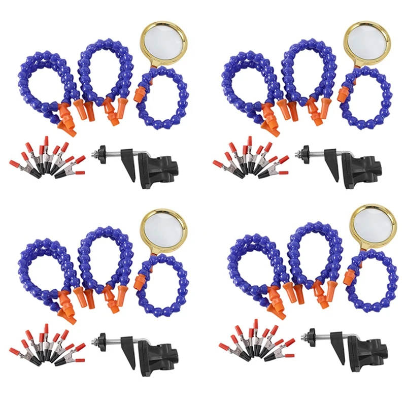 ベンチ-溶接ステーション20個フレキシブルアームはんだごてホルダーpcb溶接ツールサードハンドツール