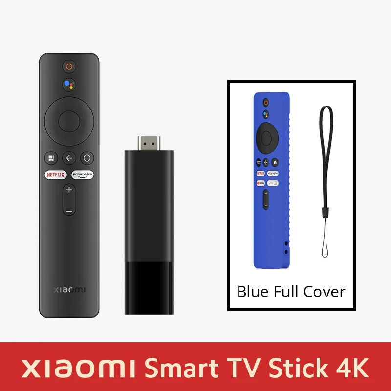 thumbnail image 1 of Versión global Xiaomi Mi TV Stick 4K Android 11 Transmisión multimedia portátil 2 GB 8 GB Multi idioma BT5.0 TV Dongle, 1 of 5