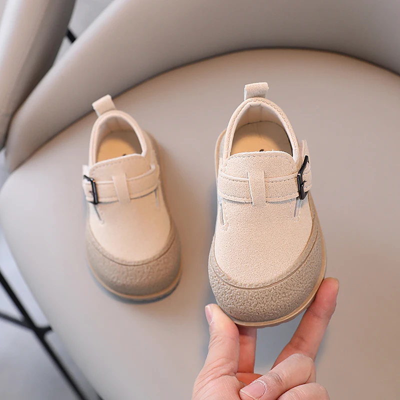 Boys' Boken Shoes Soft Soled Children's Shoes 2025 New Arrivals  0-1 years old Children's Sports Shoes Fashion Retro Bean Shoes - 3