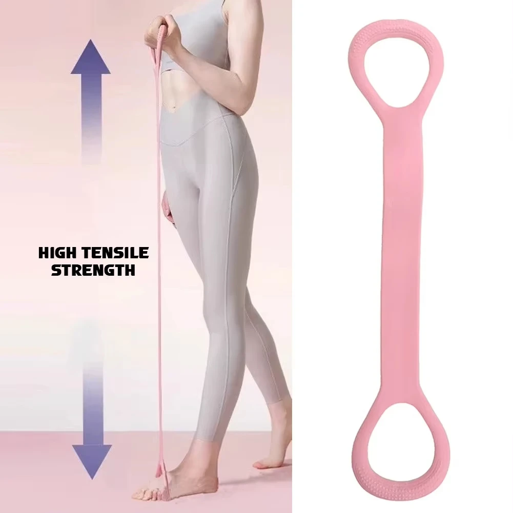 Stretch Strap Yoga 8-figure Tensioner Yoga Tool Open Back Practice Shoulder Stretching Belt Elastic Stretch Band Workout