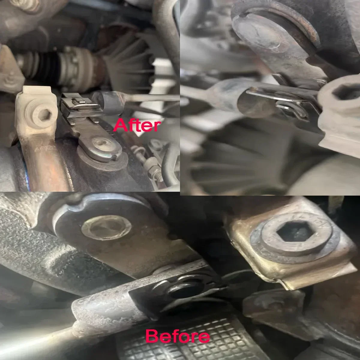 2x EA211 1.4T Engine Turbo Clip Solve Noize For VW Golf 7.5 8 Jetta 7 T-ROC Passat B8 Touran 5T Koarq Audi A3 8V Q3 04C198701D- engine turbo clip