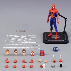 Spider - Verse Action: Peter B. Parker Articulated Anime Figure - Collectible Statue and Desktop Decor Toy Gift (Spider)
