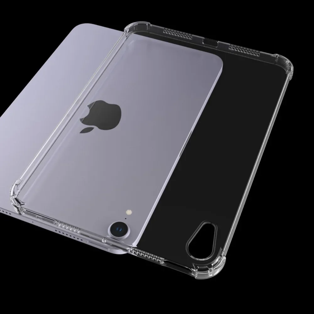 For iPad Mini 7 Case 2024 TPU Silicon Transparent Cover Funda For iPad Mini 6 Case For iPad Mini 7 Cover 8.3 inch