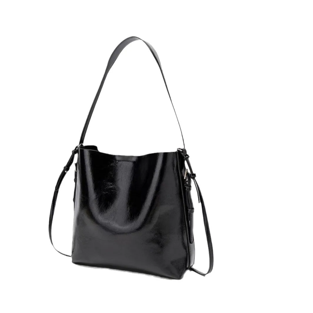 2024 New Fashionable Classic Spanish Women's Bag 2025 New Fashion Brown Korean Version of The Sling Bucket Bag Female