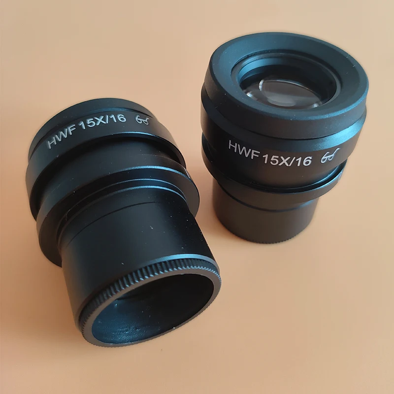 H WF15X High Eye-point Microscope Eyepiece Field of View 16mm Eyepiece Mounting 30mm Stereo Microscope Reticle Scale