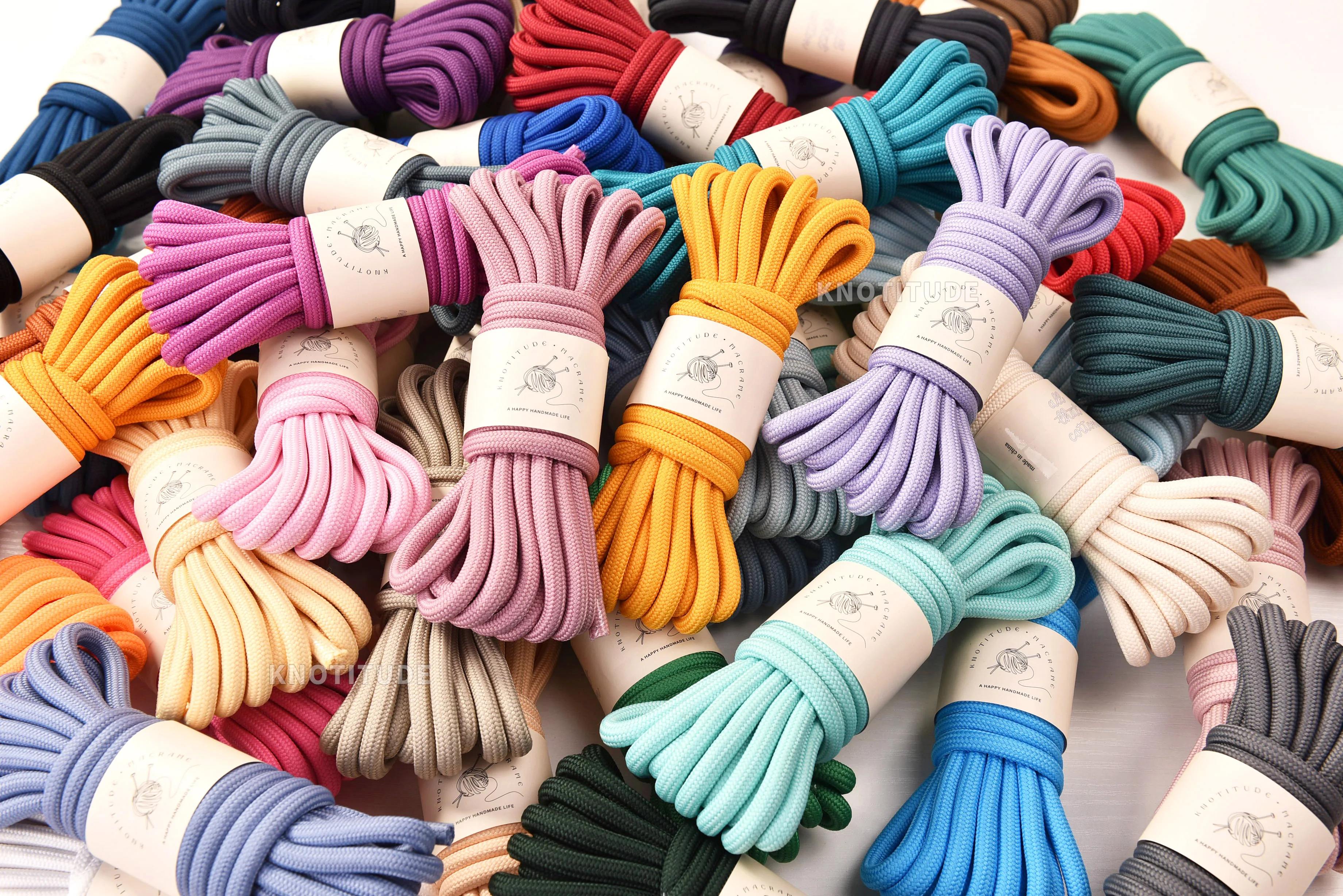 8MM Polyester Braid Cord 5 meters Pet Leash Making Rope 2