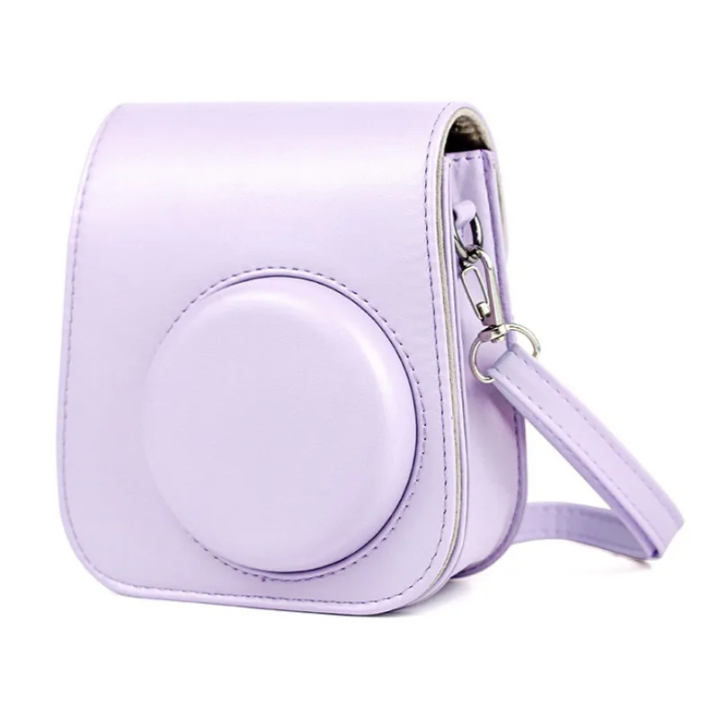 Instax Mini 11 Camera Case PU Leather Soft Silicone Cover Bag Fujifilm Film Camera Bag Shoulder Strap camera case