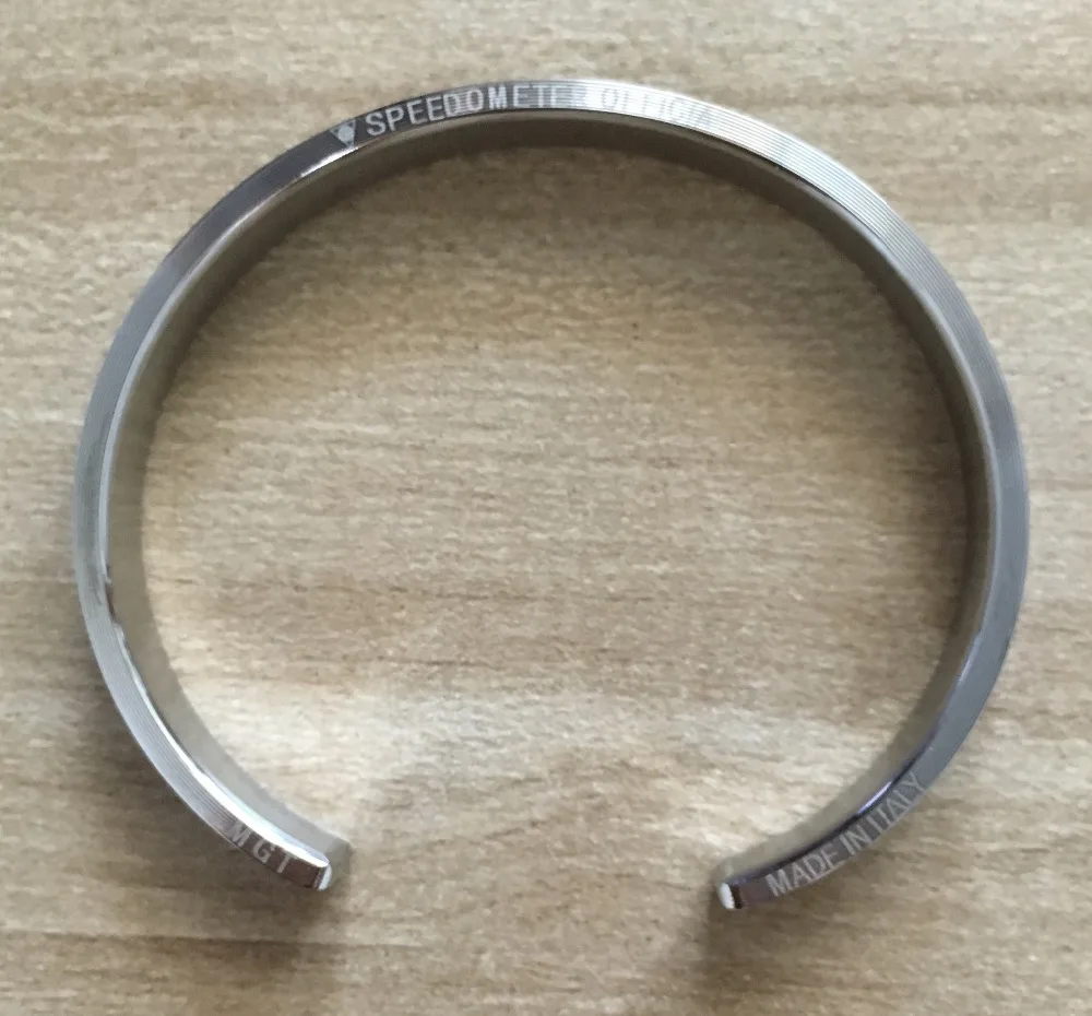 2021 Dial Steel Speedometer Bracelets & Bangles bracciale uomo Stainless Steel Bangles Cuff Bangle Bezel Pulseiras Bijoux