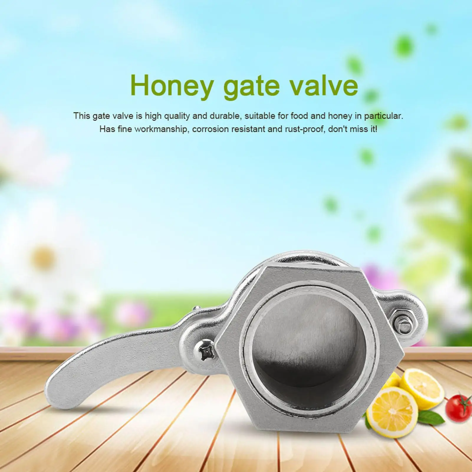 Stainless Steel Honey Tap Valve for Beekeeping-Durable Gate Valve Extractor & Bottling Tool