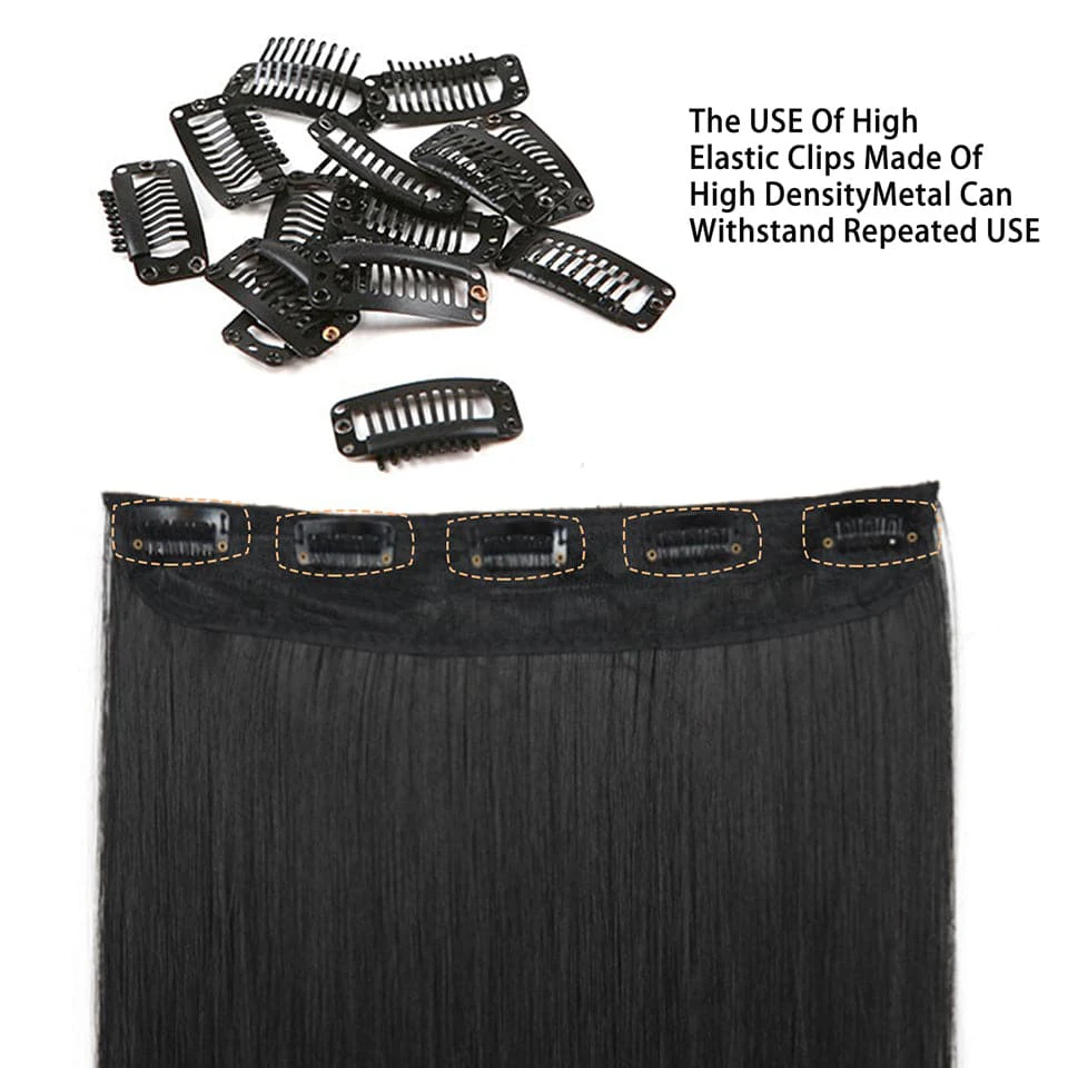 14-30Inch 60-100G Straight Clip In Human Hair Extensions One Piece With 5Clips Brazilian Remy Human Hair Extension hair extension