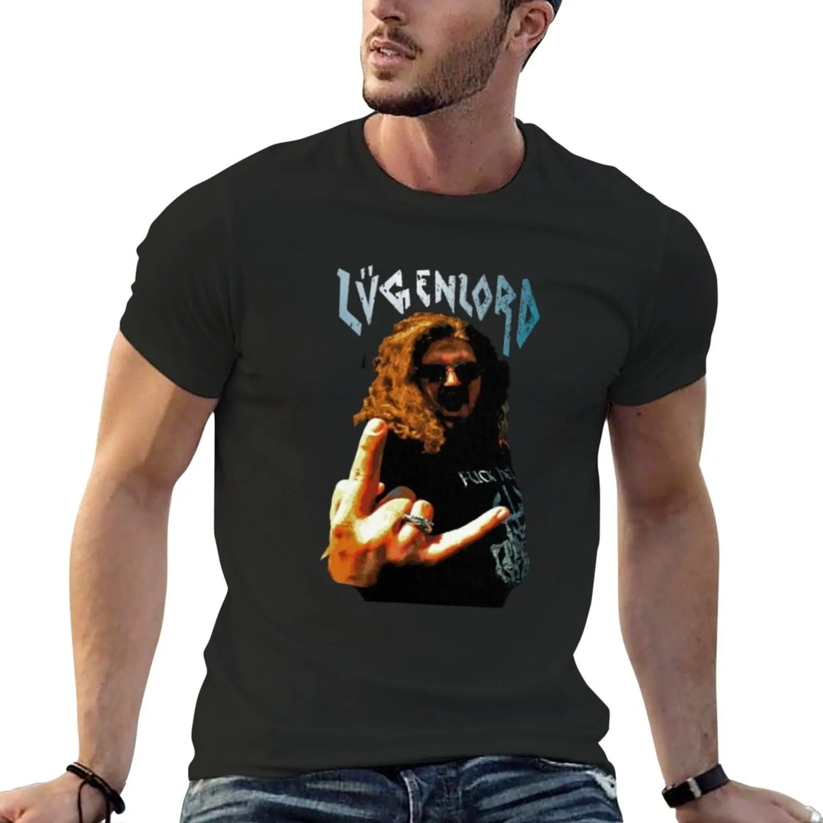 New Drachenlord T-Shirt Aesthetic clothing summer top cute tops mens funny t shirts rock star guitar unicorn t shirt rockin music singer funny cute men t shirts soft 100% cotton summer top eu size