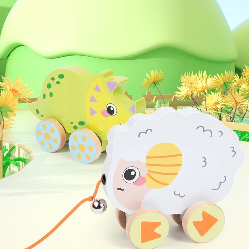 Wooden Animal Car Toy for Kids Learning and Fun