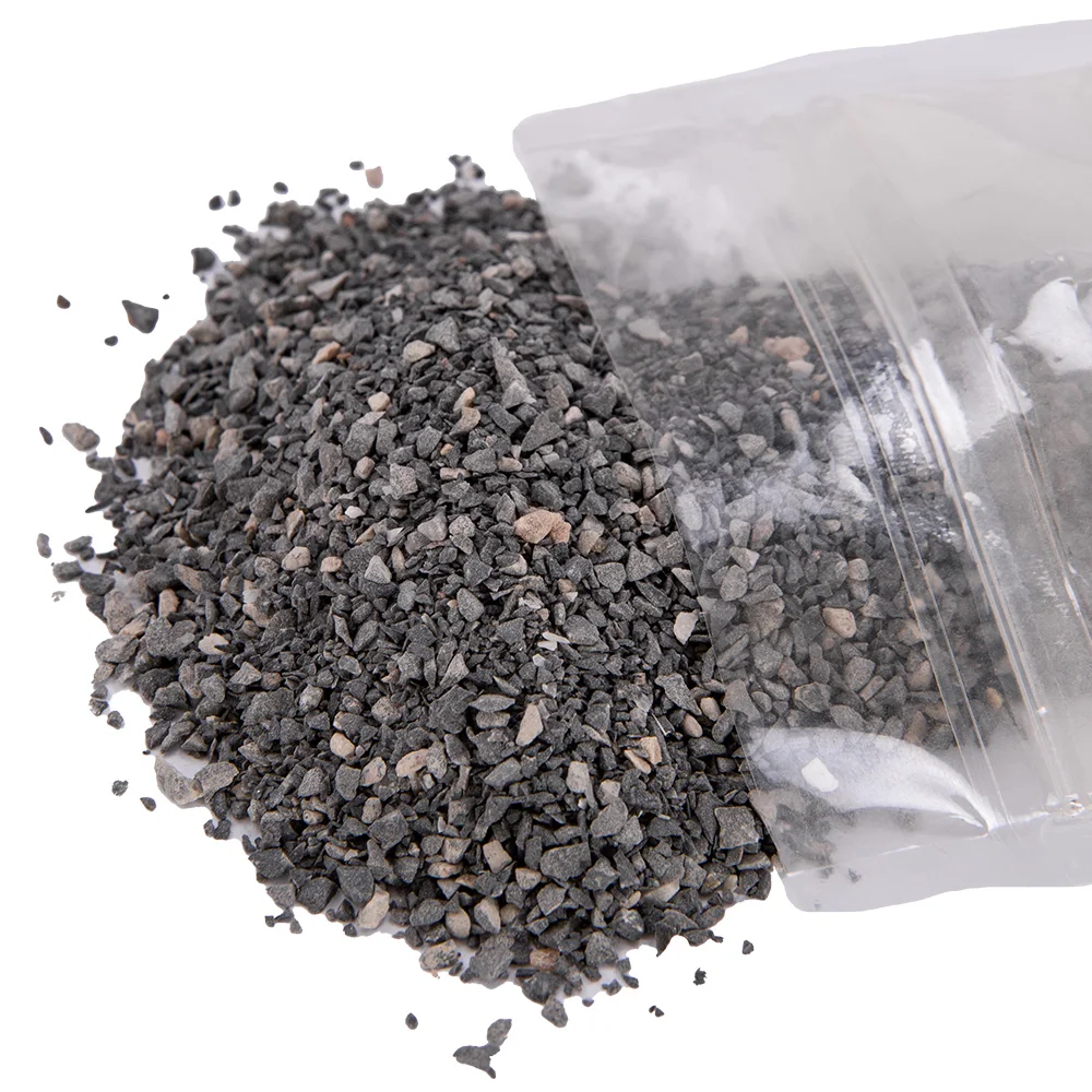 0535MmGesimuleerdeBallastMicroSpoorwegGemalenSteen