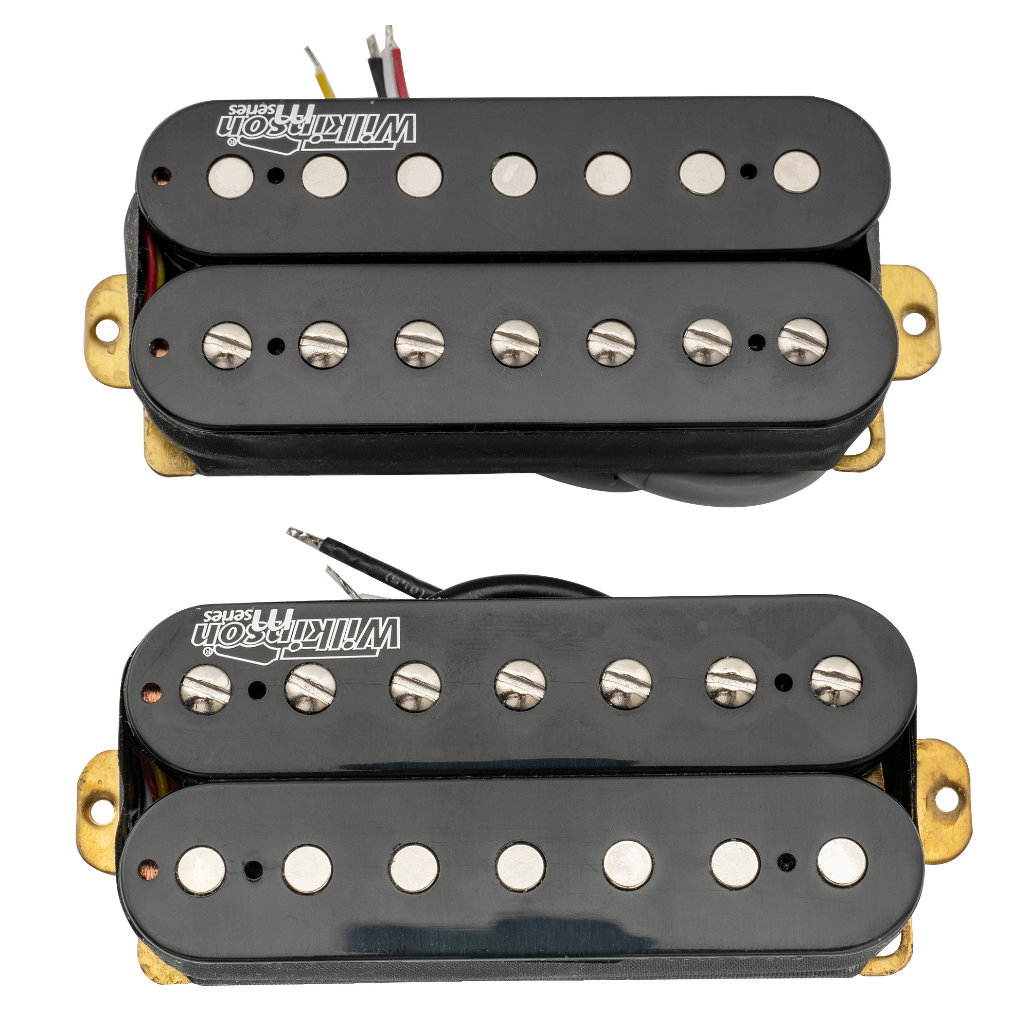 Wilkinson M Series WOH Classical Open Style Ceramic Humbucker Neck Bridge Pickup for 7-String Electric Guitar, Black