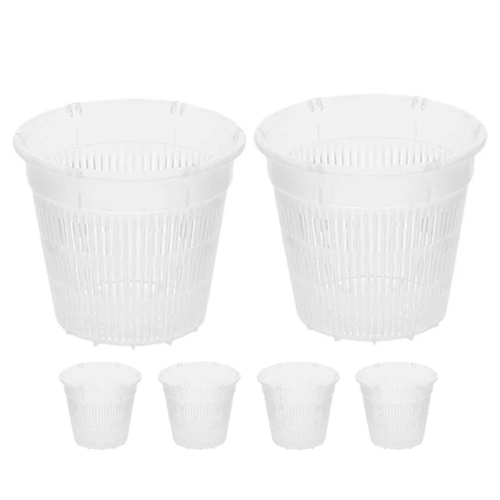 

6 Pcs Phalaenopsis Root Control Pot Nursery Flower Pots Plant Plastic Containers Orchid Orchids for Plants Small Flowerpot