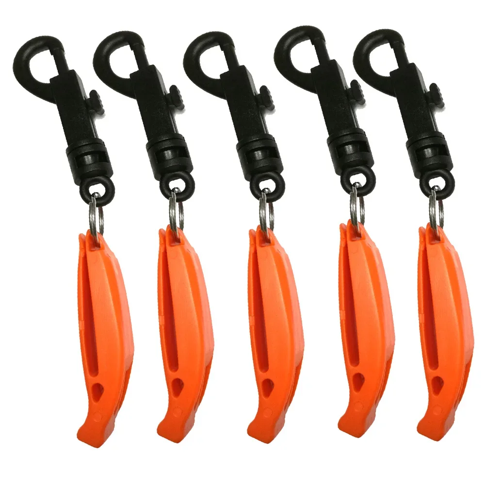 Outdoor Safety Whistle with Clip – Loud Emergency Survival Signal
