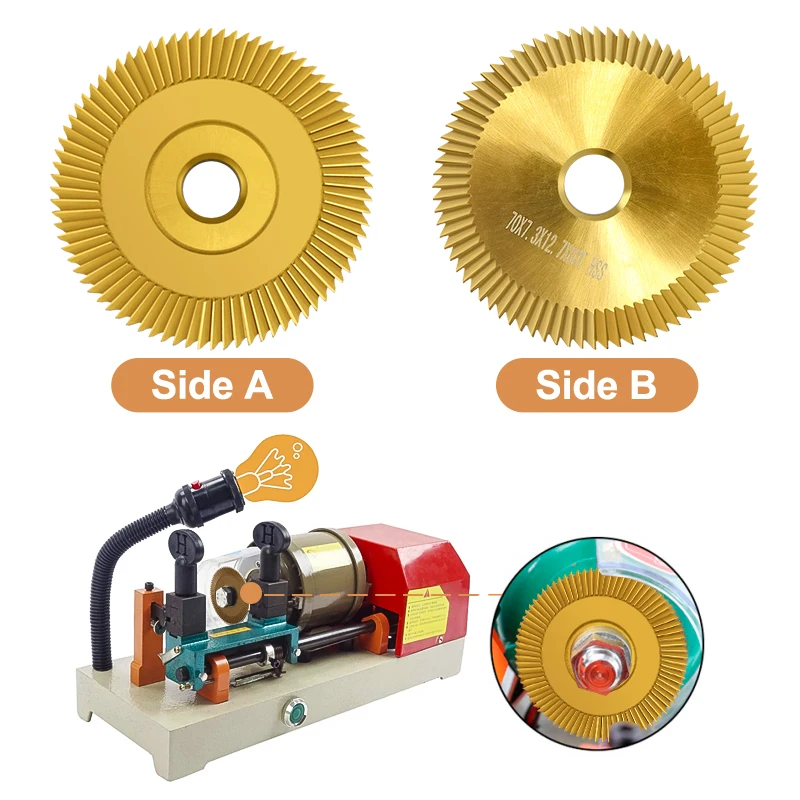 Locksmith Tools CMCP Saw Blade HSS 60mm/70mm Key Copy Machine Blade For Duplication Key Machine Milling Cutter Cutting Disc locksmith extractor tools lock repair tool lock pick set locksmith tools lock pick tools end milling cutter milling cutter