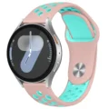 Pink-teal color