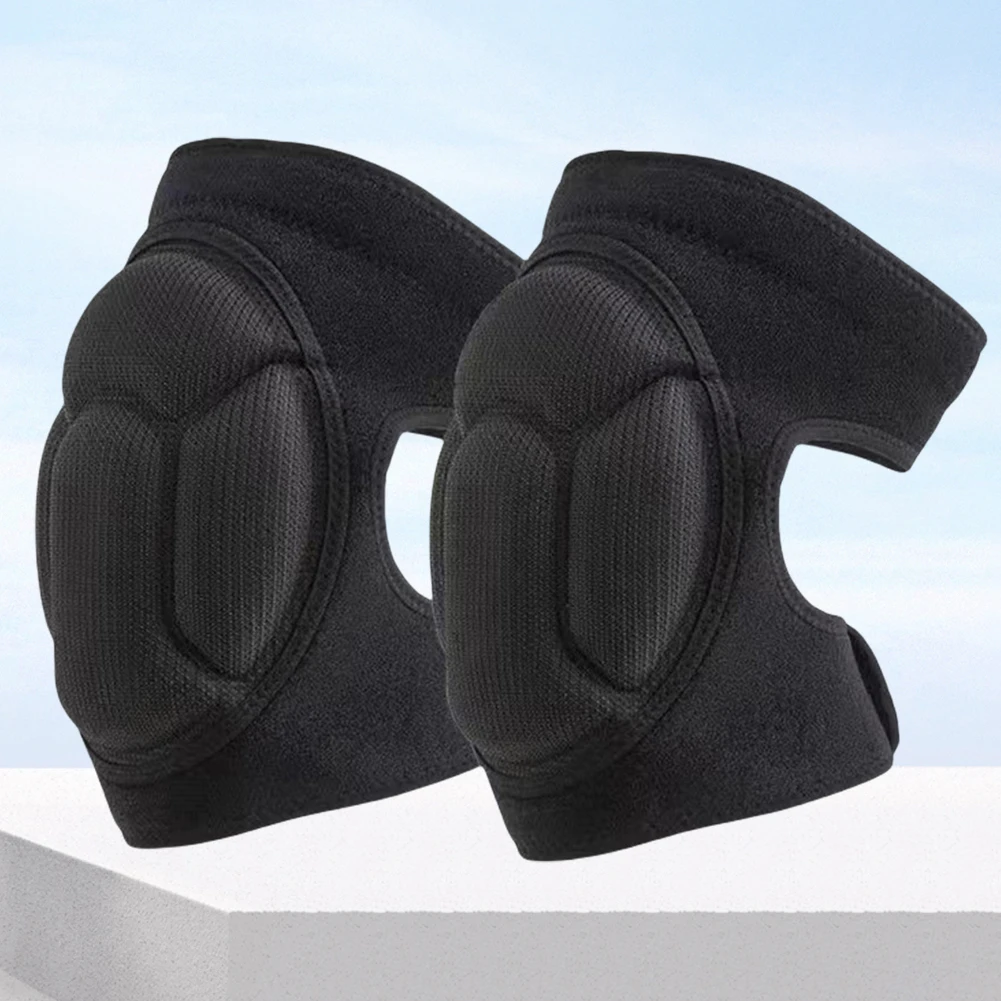 2Pcs 미끄럼 방지 충돌 방지 무릎 슬리브 충돌 방지 보호 무릎 패드 댄스 운동 훈련을위한 스포츠 무릎 패드