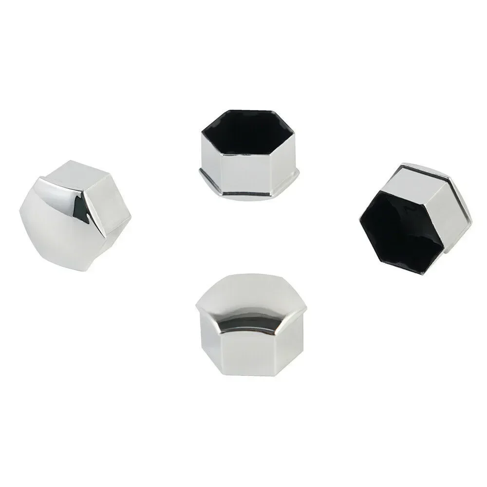 20Pcs Wheel Lug Nut Cap Covers Trim For Tesla Model 3 for Model S for Y 18x24mm ABS Silver Plating Accessories wheel nut caps,wheel nut covers