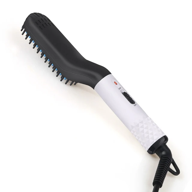 Hot Selling Multifunctional Men'S Beard Straightener Portable 2-In-1 Hair Straightener Brush Salon Men'S Styling Tool - Image 3