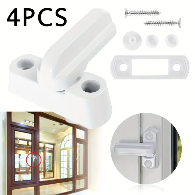 Description Picture 3 of item4-12PCS High Quality Home Balcony Practical Replacement Security Window Door Lock Door Lock, Safety Bar, Handle, Sweep Latch
