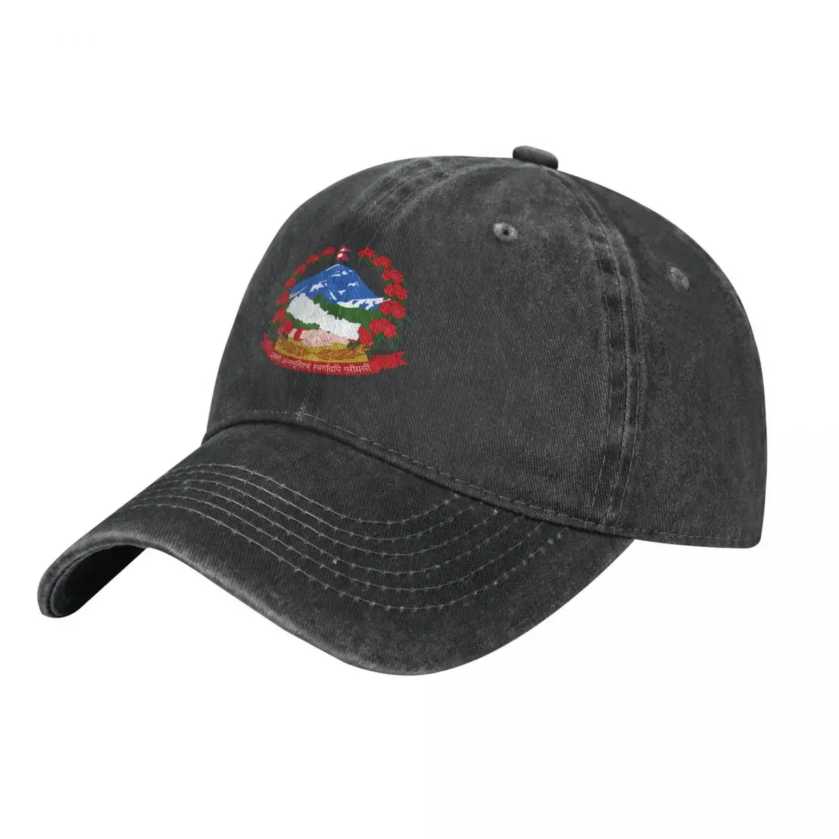 

Emblem of Nepal Cowboy Hat Hip Hop Brand Man cap Snapback Cap For Women Men's